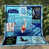 Good Things Come To Those Who Swim Quilt Blanket Vd14  Quilt
